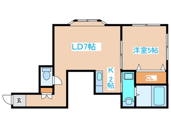 ｱﾛﾊｱﾊﾟ‐ﾄﾒﾝﾄの物件間取画像